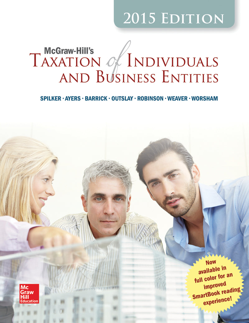 Taxact Cd Rom For Mcgraw Hills Taxation Of Individuals & Business Entities 2015 Edition 6e