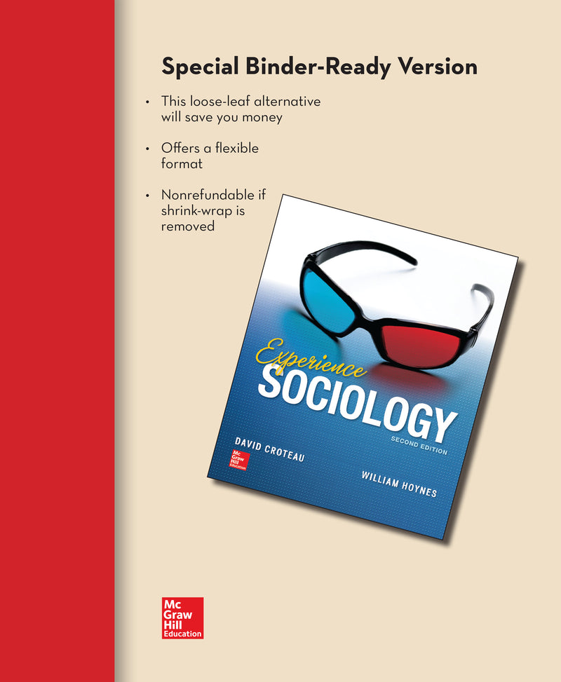 Looseleaf For Croteau Experience Sociology 2e 2e