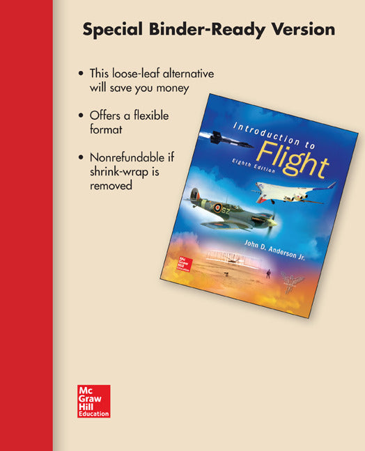 Loose Leaf For Introduction To Flight 8e