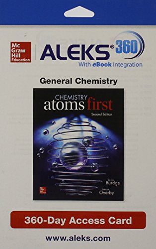 Aleks 360 Access Card 2 Semester For Chemistry Atoms First 2e