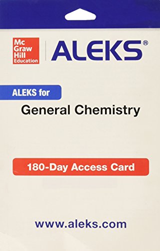 Aleks For General Chemistry Access Card 1 Semester