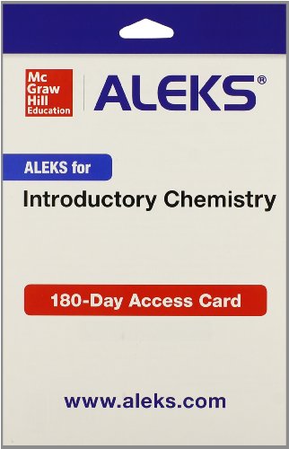 Aleks For Introductory Chemistry Access Card 1 Semester