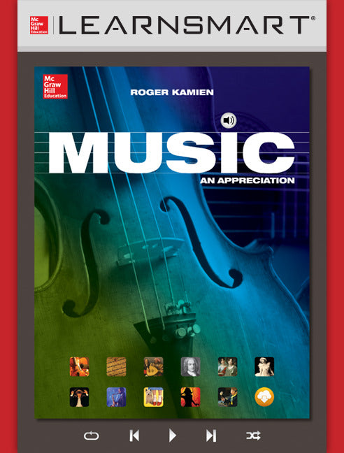 Mcgraw Hill Learnsmart 1 Term Access Card For Music An Appreciation