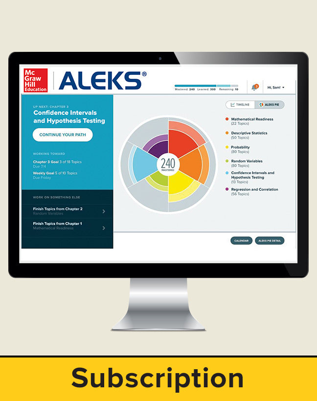 Aleks Access Card For Accounting 18 Weeks