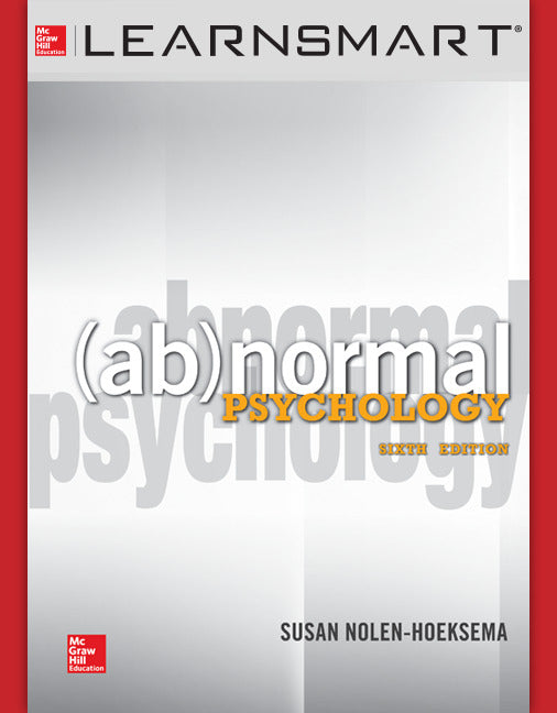 Learnsmart Access Card For Abnormal Psychology 6e
