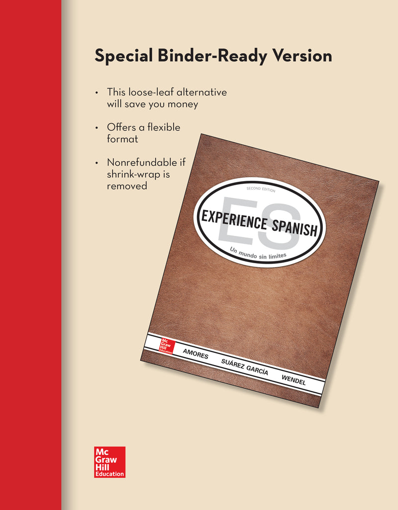 Looseleaf For Experience Spanish Student Edition 2e