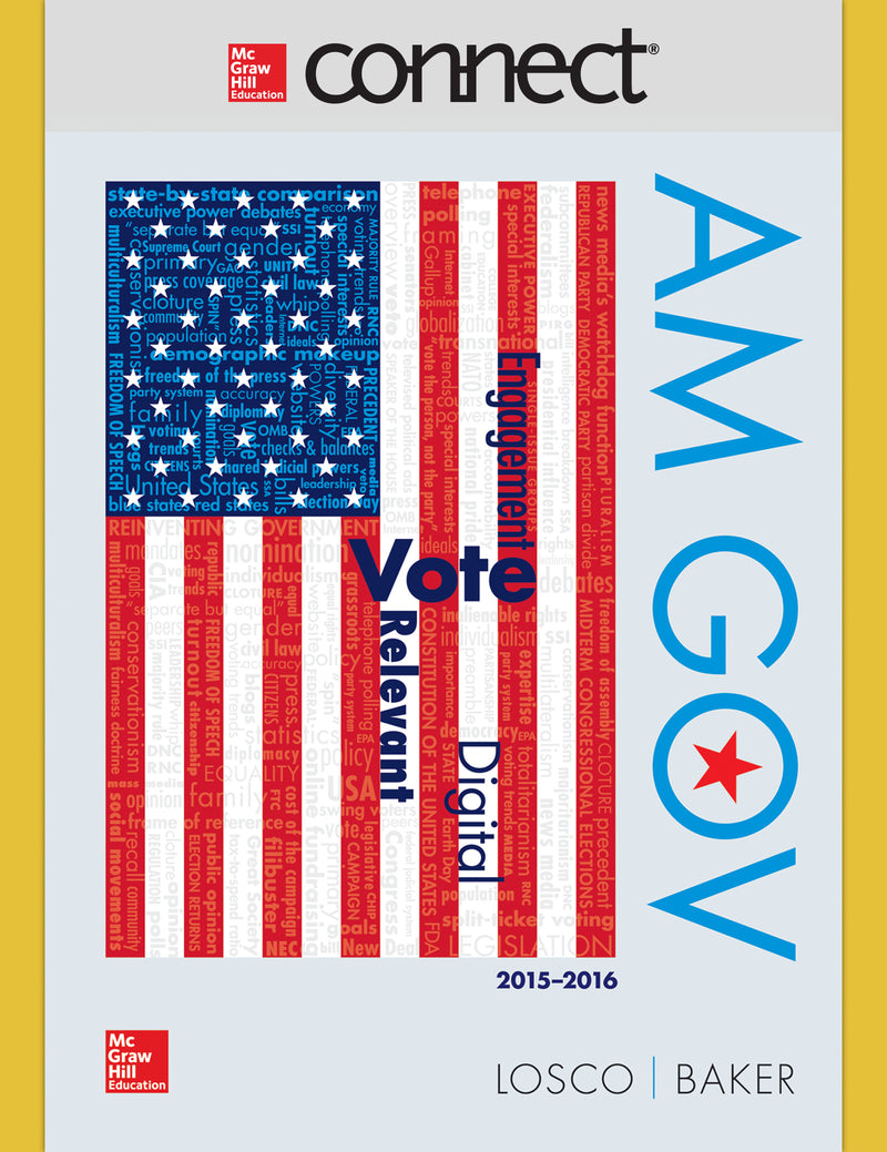 Connect 1 Semester Access Card For Am Gov 2015 2016 4e