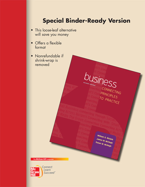 Loose Leaf Business Connect Access Carding Principles To Practice With Connect Access Card 2e