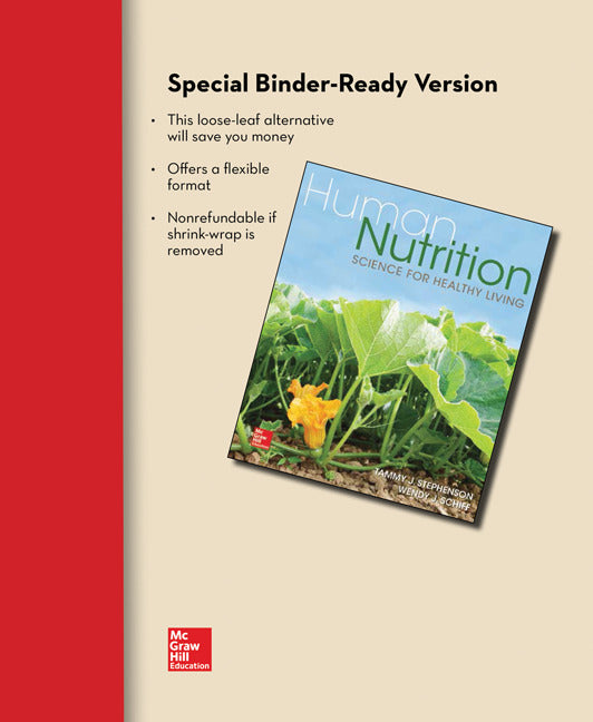 Loose Leaf for Human Nutrition Science for Healthy Living