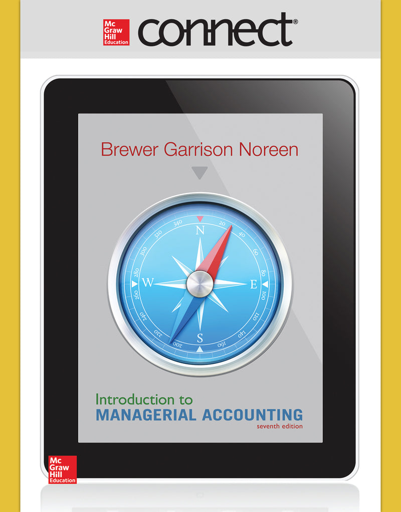 Connect 1 Semester Access Card For Introduction To Managerial Accounting 7e