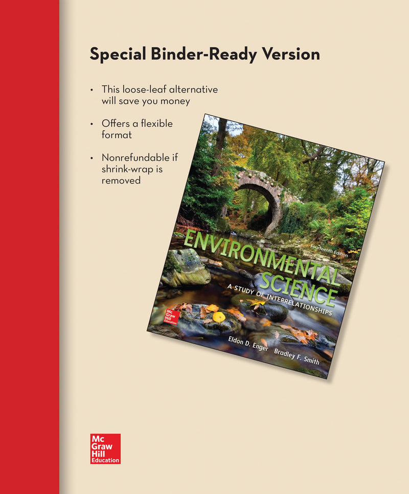 Loose Leaf Version For Environmental Science