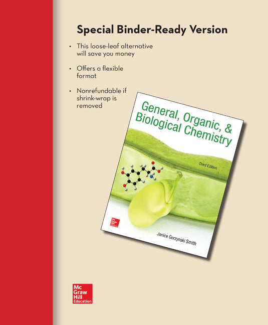 Loose Leaf For General Organic & Biological Chemistry 3e