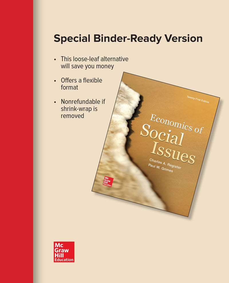 Loose Leaf For Economics Of Social Issues 21e