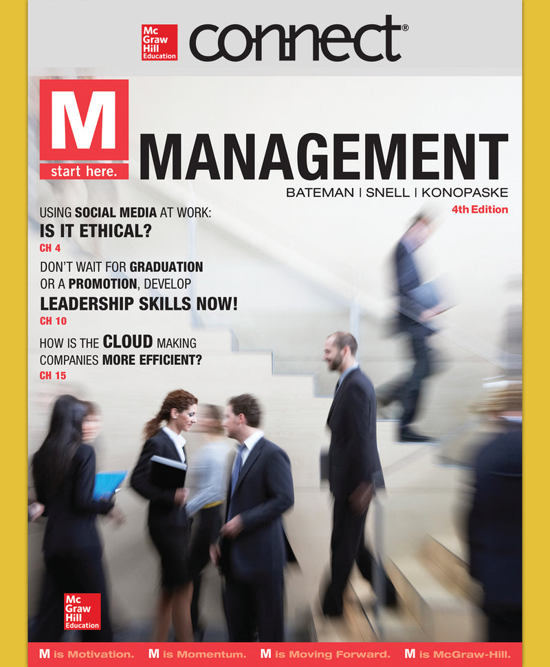 Connect 1 Semester Access Card For M Management 4e