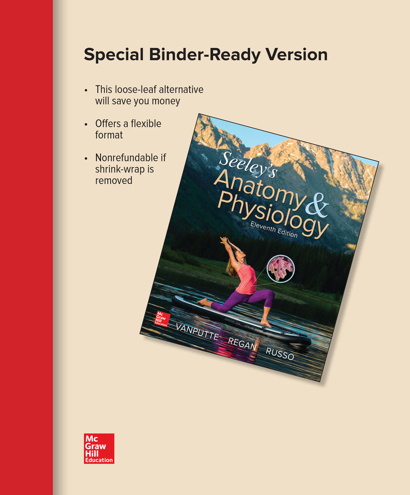 Loose Leaf Version For Seeleys Essentials Of Anatomy & Physiology 9e