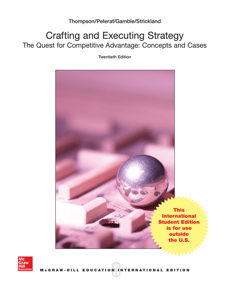 Loose Leaf For Crafting & Executing Strategy Concepts & Cases 20e