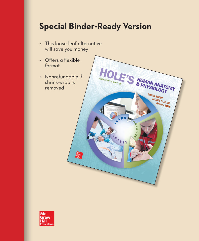Loose Leaf For Holes Human Anatomy & Physiology