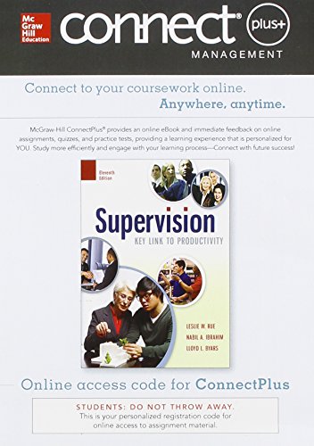 Connect 1 Semester Access Card For Supervision