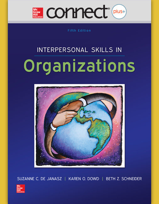 Connect Access Card For Interpersonal Skills In Organizations 5e