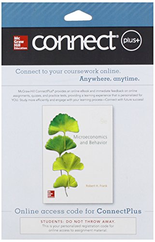 Connect Access Card For Microeconomics & Behavior 9e