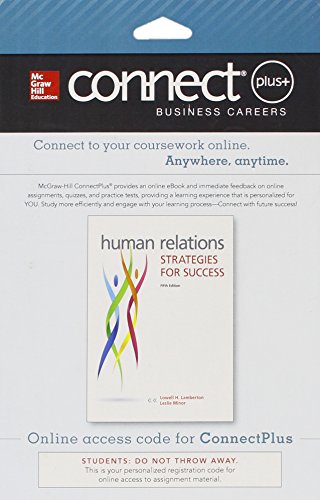 Connect Access Card For Human Relations 5e