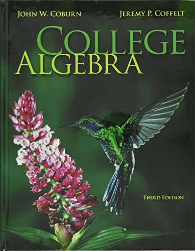 Coburn College Algebra With Aleks 360 18 Weeks Access Card 3e