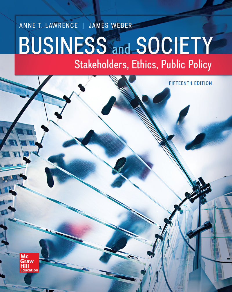 Business & Society Stakeholders Ethics Public Policy