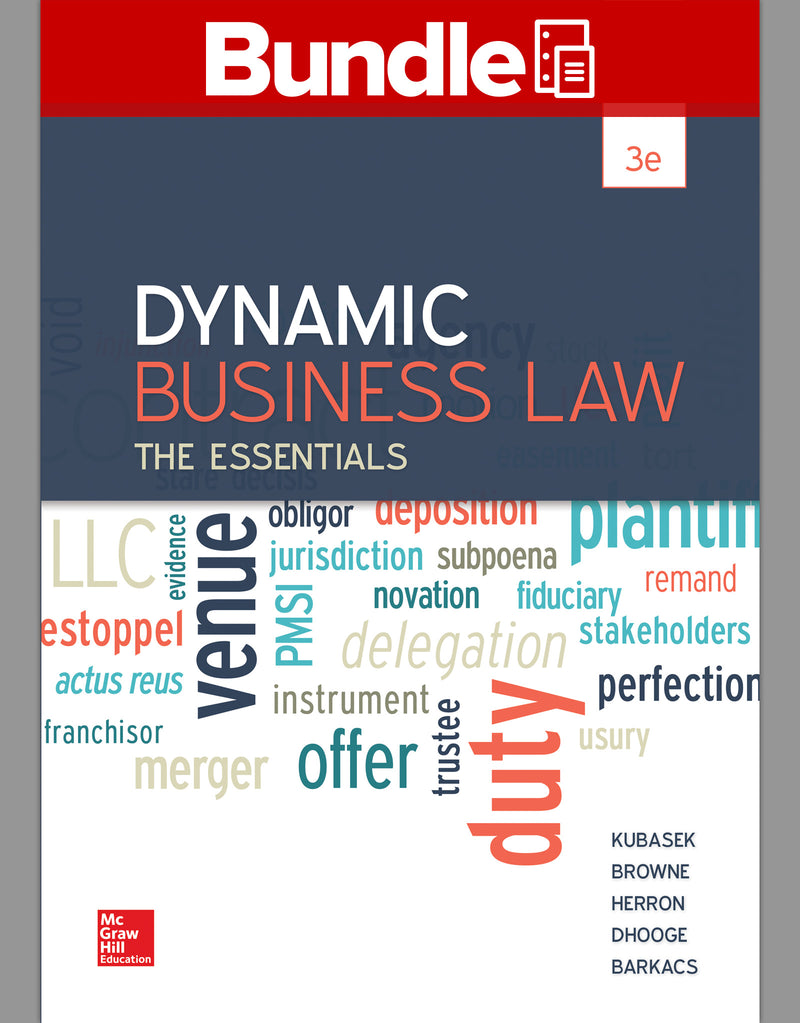 Loose Leaf For Dynamic Business Law & Connect Access Card 3e