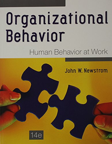 Organizational Behavior Human Behavior At Work With Connect Access Card