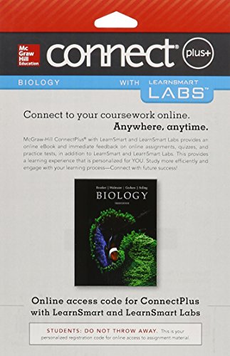 Connect & Learnsmart Labs Access Card For Biology 3e