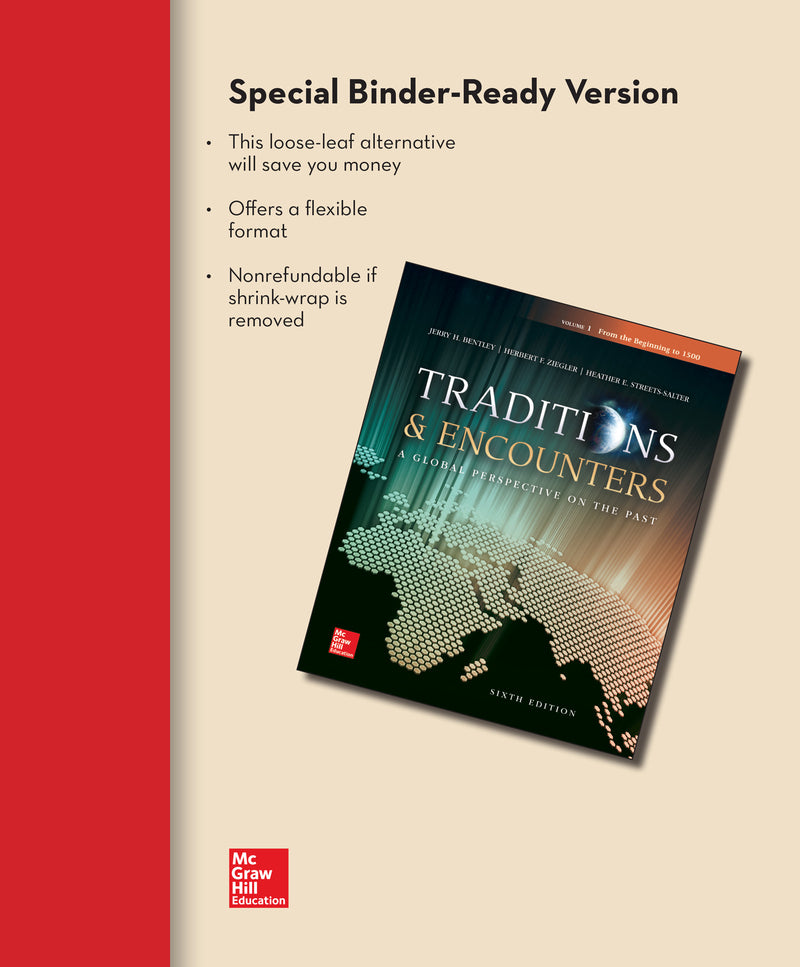 Looseleaf For Traditions & Encounters Volume 1 From The Beginning To 1500 6e