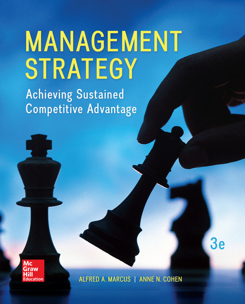 Management Strategy Achieving Sustained Competitive Advantage 3e