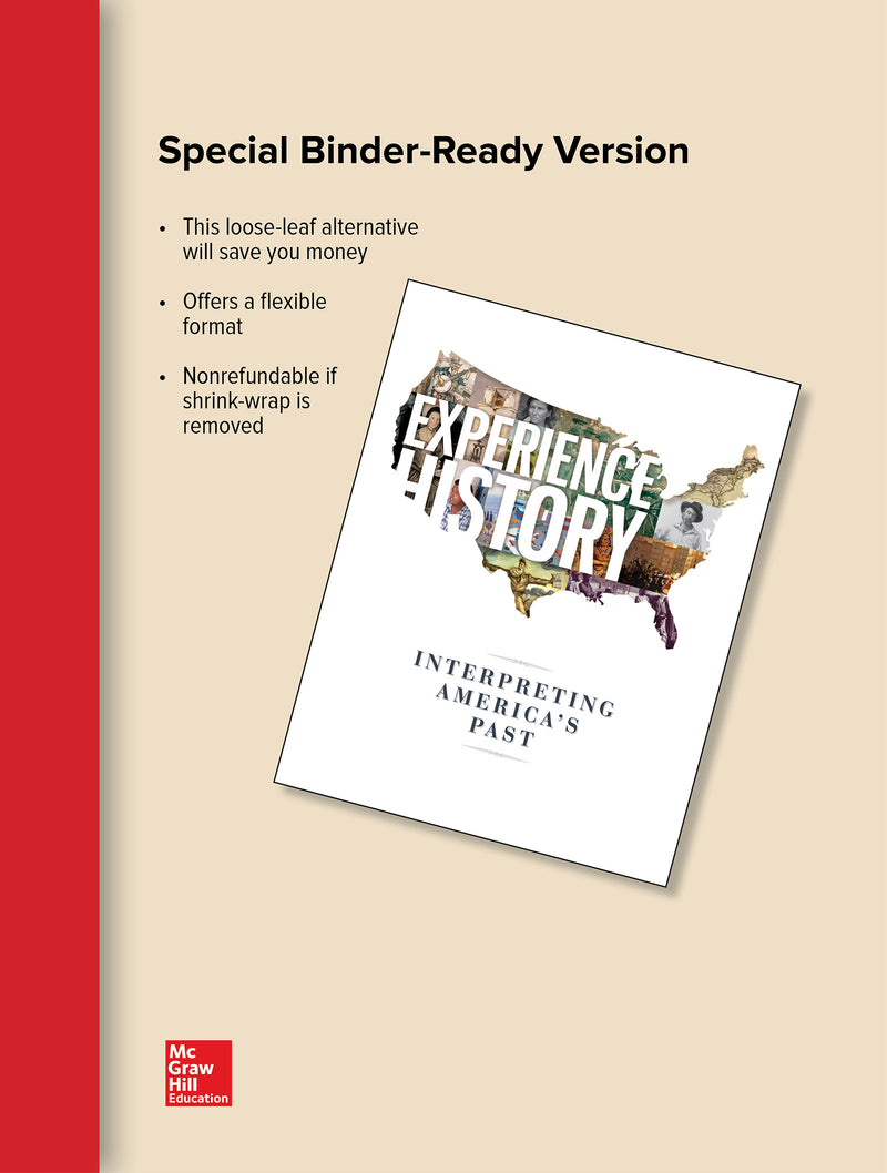 Looseleaf For Experience History Vol 1 To 1877 8e