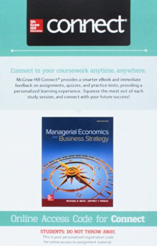 Connect Access Card For Managerial Econnomics 9e