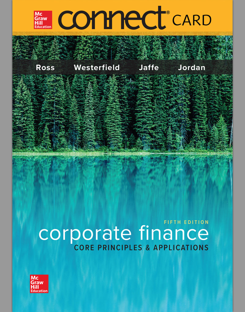 Connect Access Card For Corporate Finance Core 5e