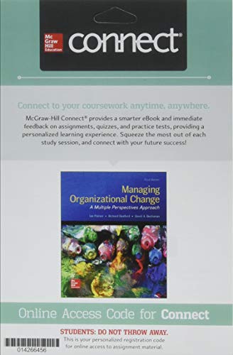 Connect Access Card For Managing Organizational Change 3e