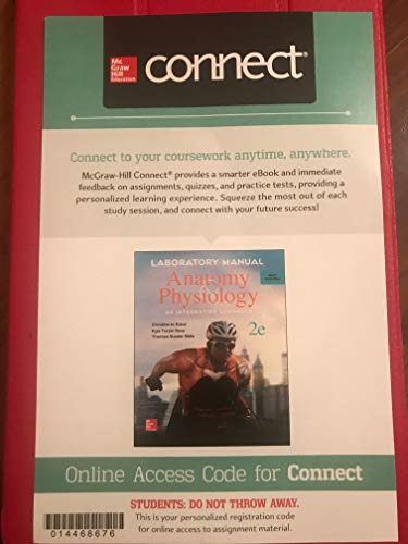 Connect Access Card For Eckels Lab Manual For Mckinleys Anatomy & Physiology 2e
