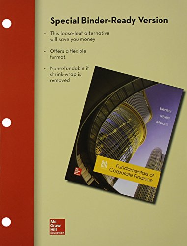 Loose Leaf Fundamentals Of Corporate Finance With Connect Access Card 8e