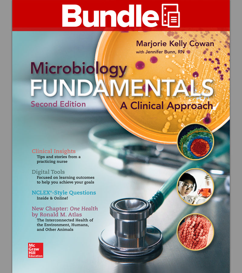Combo Loose Leaf Version Of Microbiology Fundamentals A Clinical Approach With Obenauf Lab Manual 2e