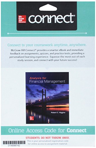 Connect Access Card For Higgins Analysis For Financial Management