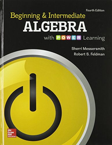 Beginning & Intermediate Algebra With P.o.w.e.r With Aleks 360 18 Weeks Access Card 4e