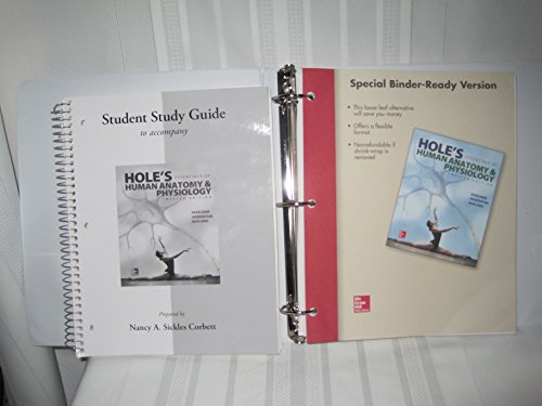 Combo Loose Leaf Version Of Holes Essentials Of Human Anatomy & Physiology Packaged With Student Study Guide