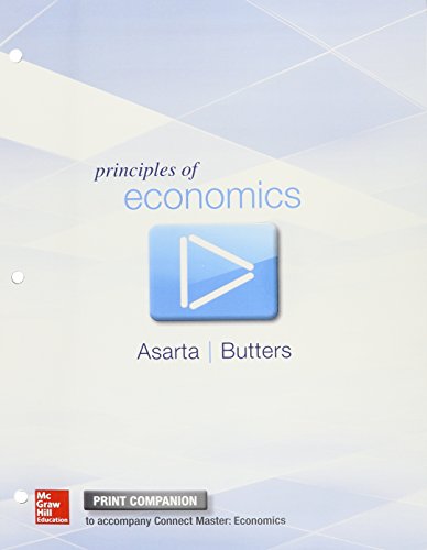 Principles Of Economics Print Companion With Connect Master 2 Semester Access Code