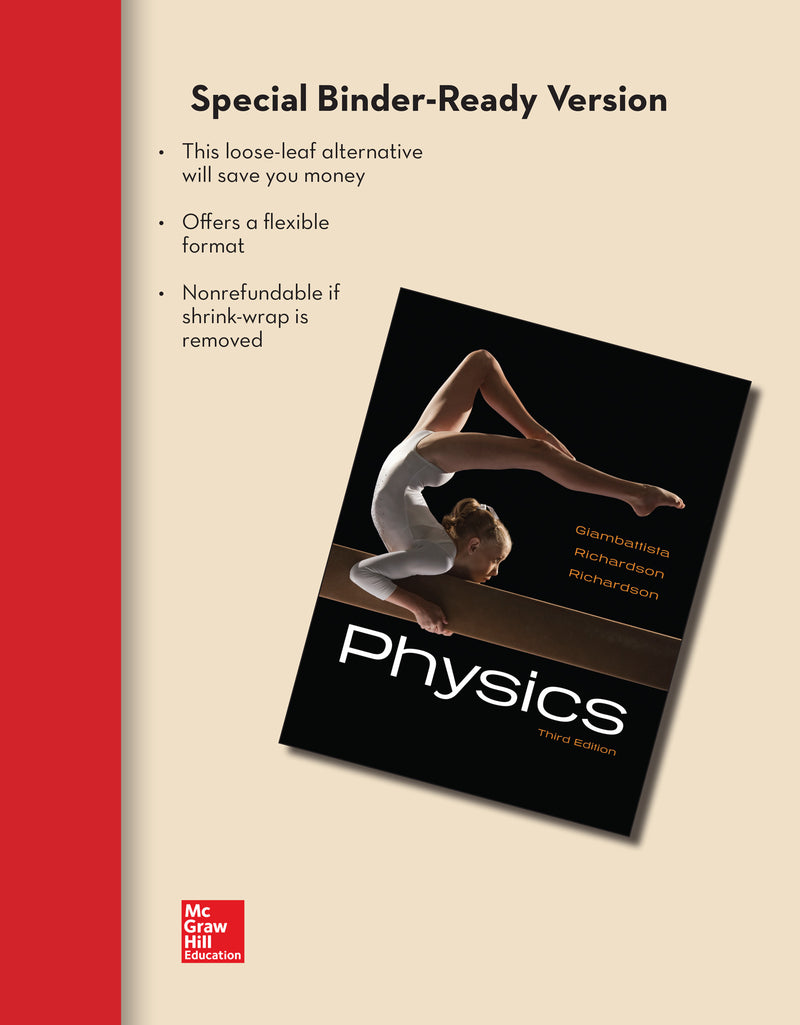 Loose Leaf Version For Physics 3e