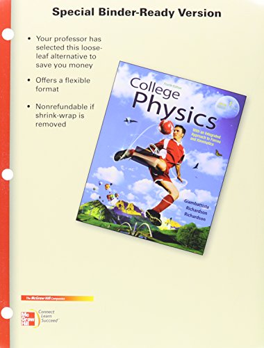 Loose Leaf Version Of College Physics Aleks Prep For Physics & Connect Access Card 4e