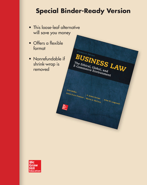 Loose Leaf For Business Law