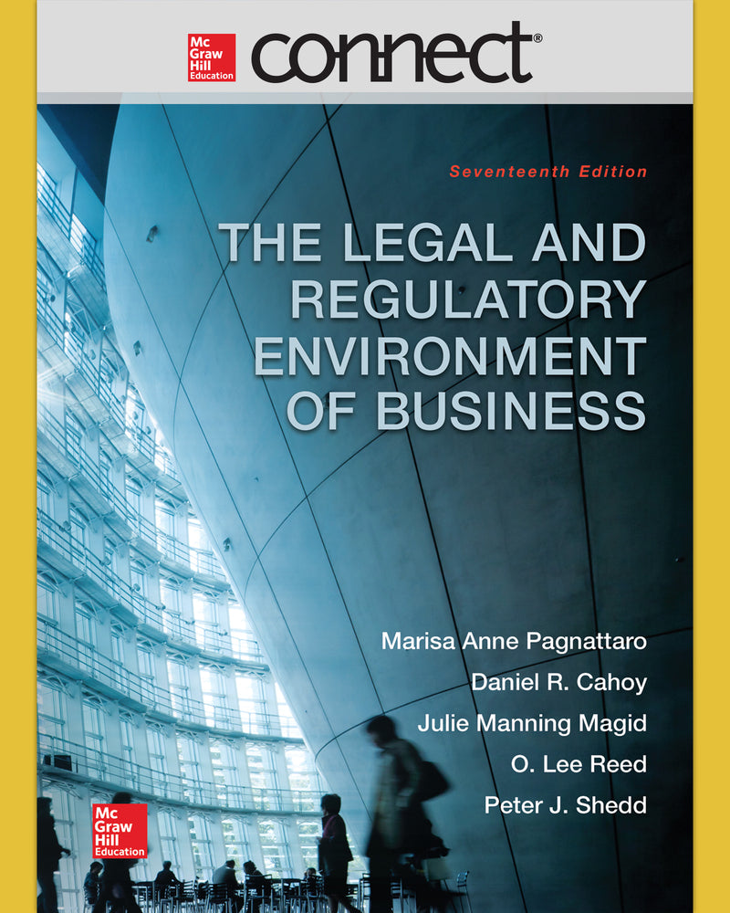 Connect 1 Semester Access Card For The Legal & Regulatory Environment Of Business
