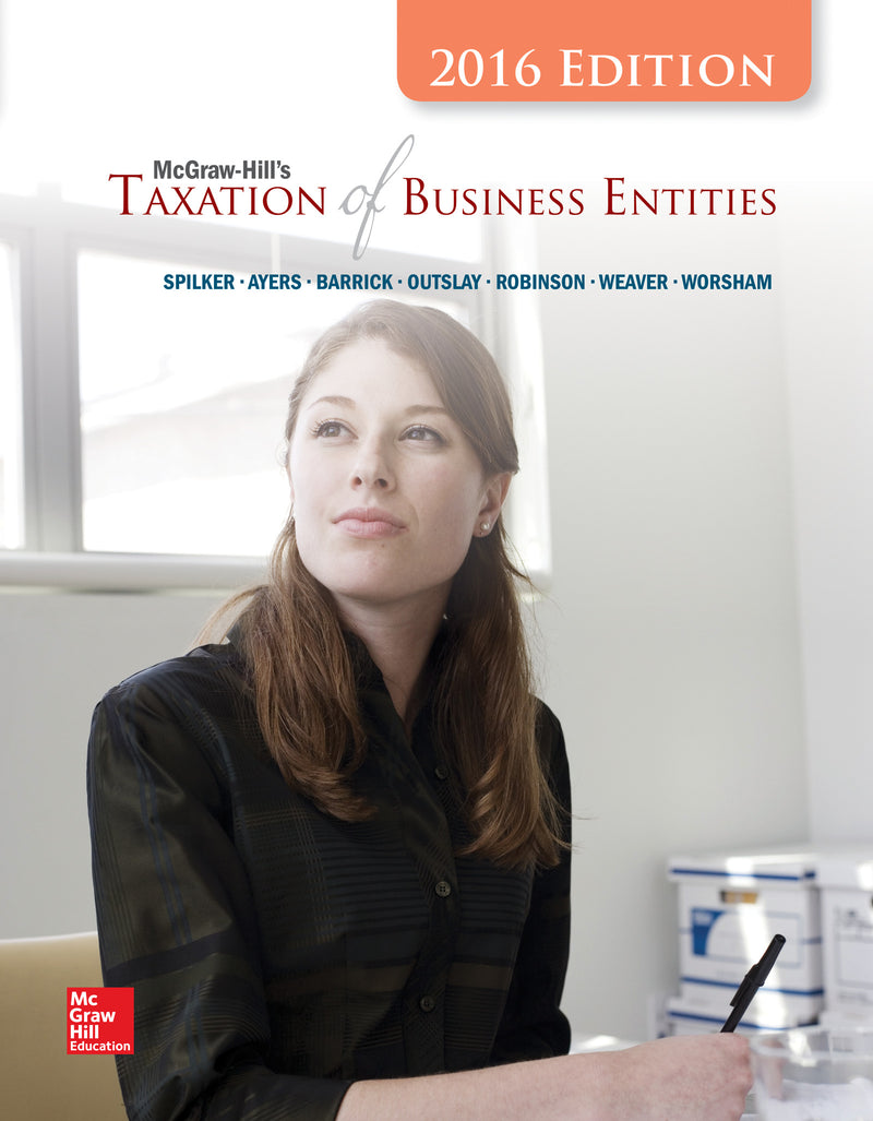 Mcgraw Hills Taxation Of Business Entities 2016 Edition 7e