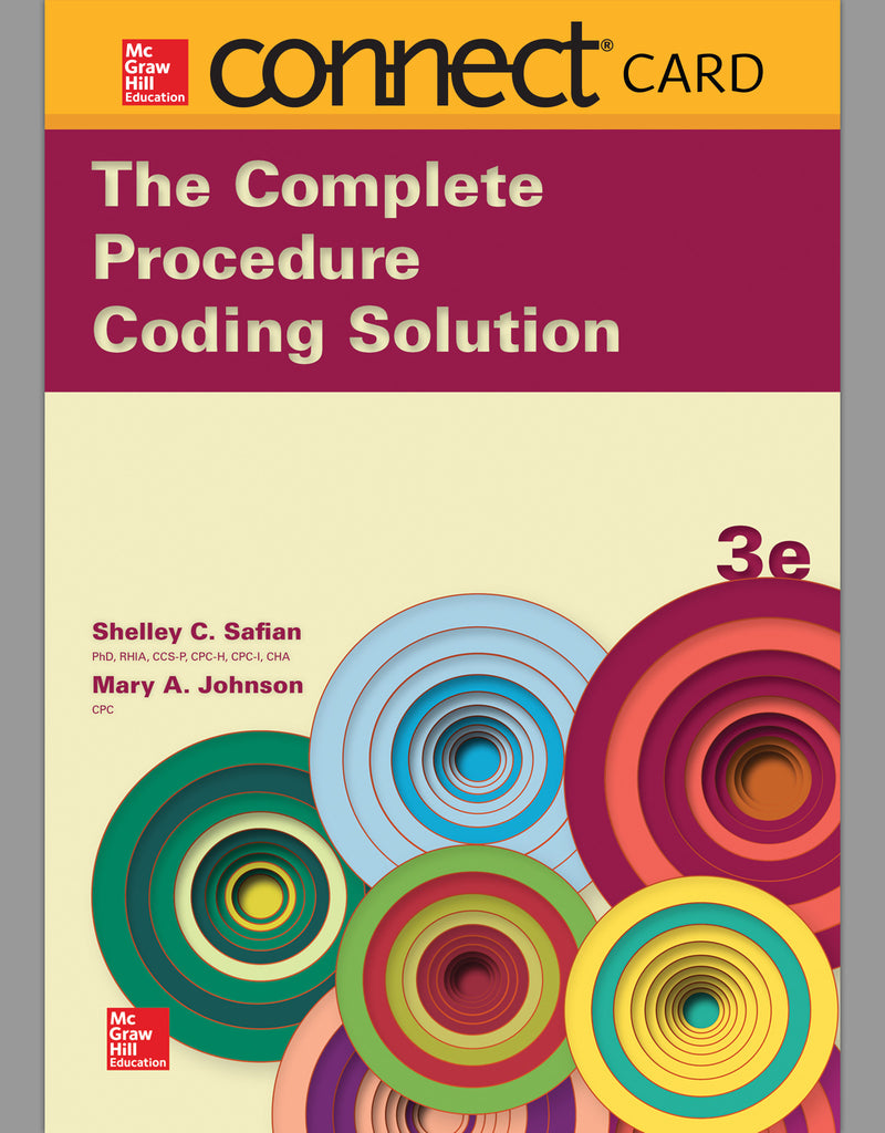 Connect Access Card For The Complete Procedure Coding Solution 3e