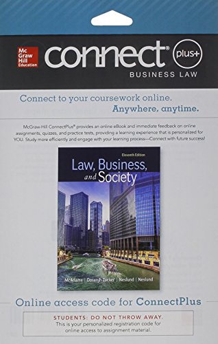 Connect Access Card For Law Business & Society